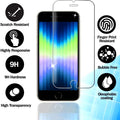 4Pcs Full Cover Tempered Glass For iPhone 6 6S 7 8 Plus Screen Protector For iPhone Se2020 2022 Glass