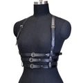 Women Fashion Waist Belt Leather Strap Chest Strap Suspenders for Women Decorative Harness Straps Gothic Clothing Accessorie