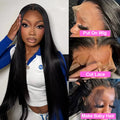 Wear And Go 5x5 Straight Glueless Wig 100% Human Hair Wig 13x6 Lace Front Human Hair Wig Brazilian 13x4 Lace Front Closure Wigs For Black Women Preplucked