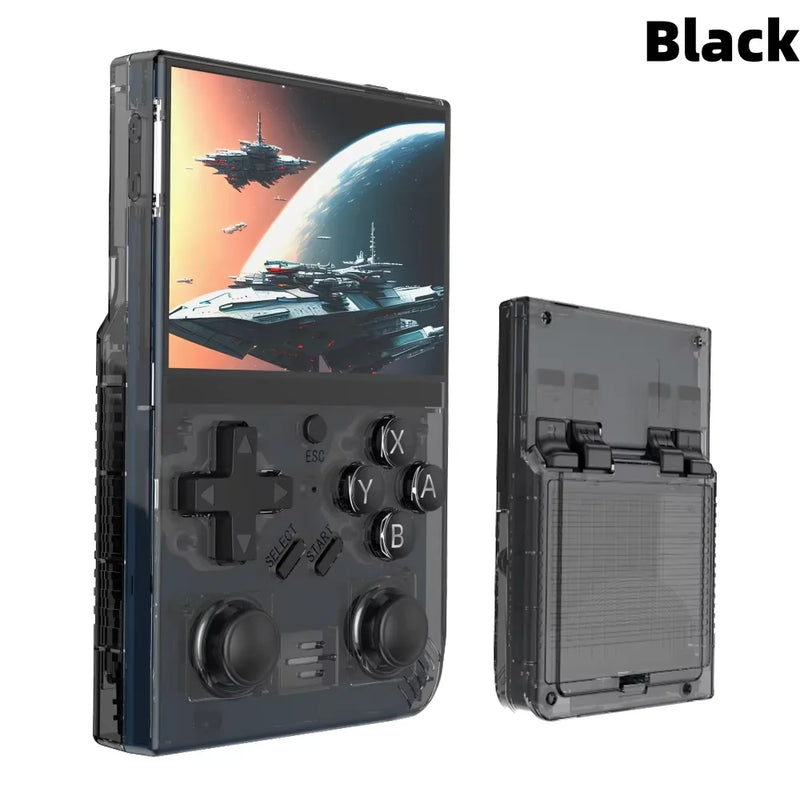 Video Game Console Handheld Retro R35 Plus Open Source Linux 3.5 Inch IPS Screen Portable Pocket Video Player Gaming 64GB Games