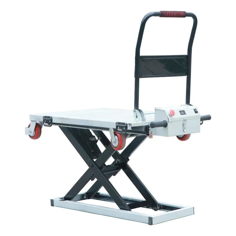 Electric Lift Truck Electric Hydraulic Lift Portable Vehicle-Mounted Scissor Lift Flatbed Truck Electric Hand Truck(Customized)