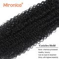 Vietnamese Kinky Curly Hair Bundles Human Hair Unprocessed Raw Virgin Human Hair Bundles 2/3/4 PCS Double Weft Hair Extensions Brazilian Remy Human Hair Bundles Natural Color Bundles for Women Daily Use Birthday Holiday Gift