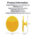.Silicone Shampoo Brush For Baby Infant Bathing Soft Silicone Kids Children Shower Brush Head Hair Washing Massage Bath Brushes.