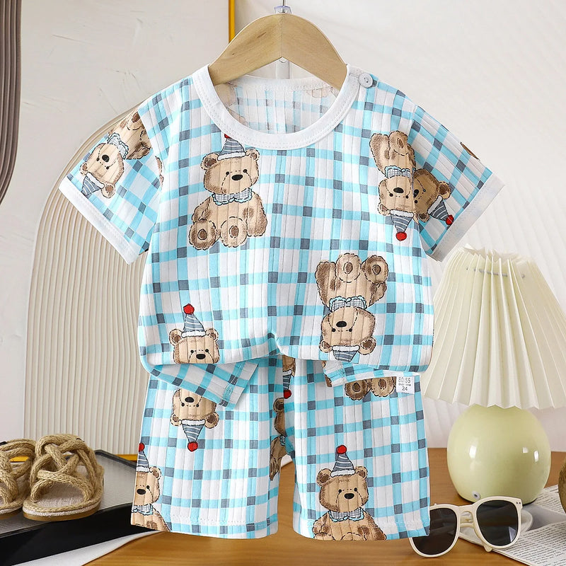 Children Clothing Set Child T-shirt Suit Summer Cotton | SAMAG