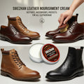 Professional Shoe Cream Leather Conditioner&Polish - Waterproof,Restores Shine,Prevents Cracking for Shoes Boots Bags