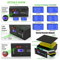 48V 400Ah LiFePO4 Battery Pack 20Kwh 6000+ Cycles 51.2V 100Ah 120Ah 150Ah 200Ah 300Ah Lithium Solar Energy Storage AKKU EU STOCK