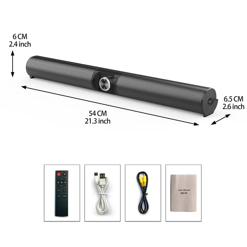 High Quality BS55 100W Theater Home Theater System Bletooth Speaker Subwoofer Wireless Tv Computer Soundbar With Remote Contro