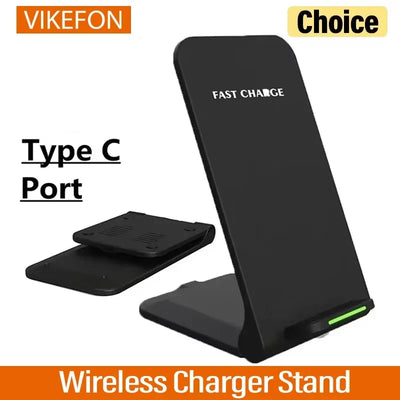 Wireless Charger Stand Pad For iPhone 17 16 15 14 13 12 | SAMAG