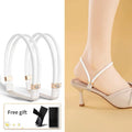 Ankle Holding Loose Anti-skid Bundle Laces Tie Straps Band Women Rhinestone Shoelaces Free Triangle Bundle High Heels Shoe Belt
