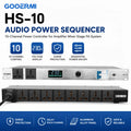 GOOERMI HS-10 Professional Audio Power Supply Sequencer Voltage Display Home Stage Engineering Conference Equipment Sound Mixers