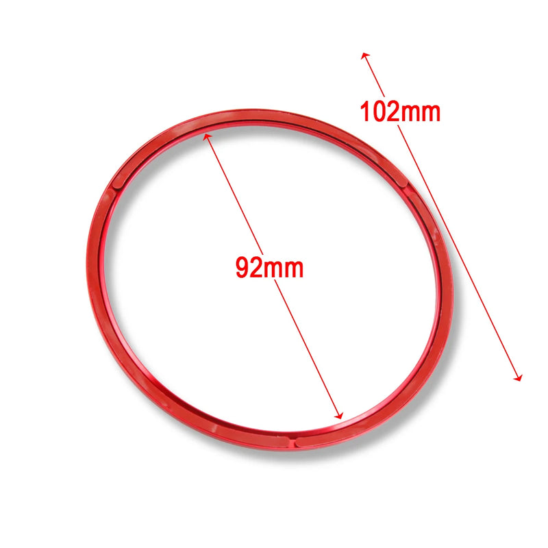 For Audi A1 A3 A4 A5 A6 A7A8 Q3 Q5 Q7 SQ5 S1 S3 S4 S5 S6 S7 S8 RS3 RS5 RS6 Car Steering Wheel Decoration Ring Trim Cover Sticker