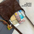 Large Capacity Simple Casual Hobo Bag Comfortable and Versatile Texture Crossbody Shoulder Bag Simple Retro Commuter Storage Bag