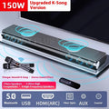 130W Soundbar 5.0 Bluetooth Speakers Home Theater System 6 Speaker Array HDMI ARC Optical For TV Projector Surround Sound System