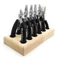 Jewelry Pliers Set, Making Tools, Mini Kit with Wood Pallet, for DIY Crafting Beading - Visuel 10 | SAMAG