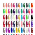 Gel Nail Polish Set for Beginner 6 PCS 8ML Glitter Art Gel Varnish with Base Coat Top Coat and UV Lamp for Manicure Salon Tools