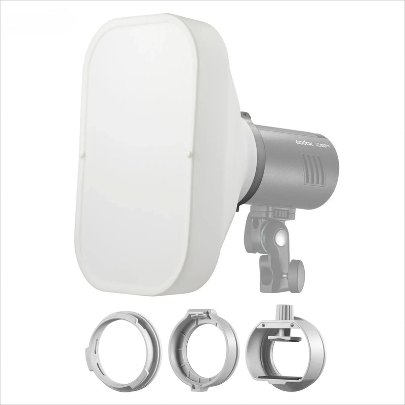 Lapgood ML-CD15 ML-CS1625 Diffuser Dome Kit with 3 Adapters for Photography Light Flash Studio Photography Portrait Live Stream