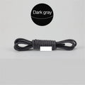 1Pair Waxed Cotton Round Shoe laces Coloured Leather Shoes lace Waterproof ShoeLaces Men Boots Shoelace Shoestring