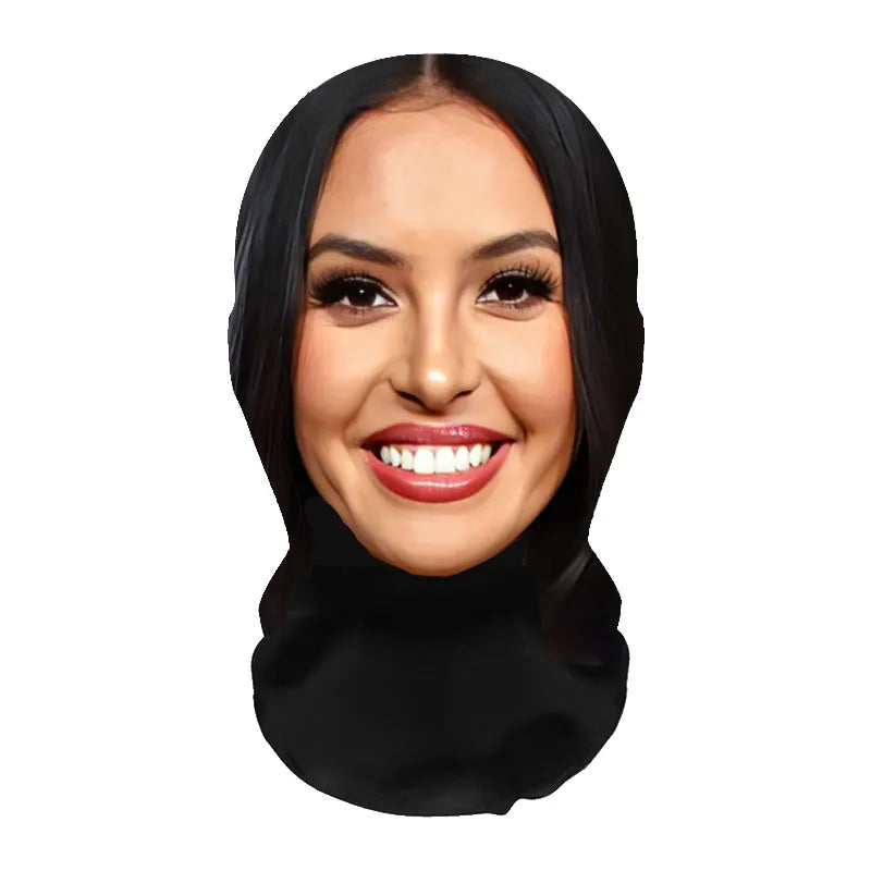 Realistic 3D Mask Full Face for Women Man Cosplay Accessories Mascaras Halloween Masquerade Mesh Headgear