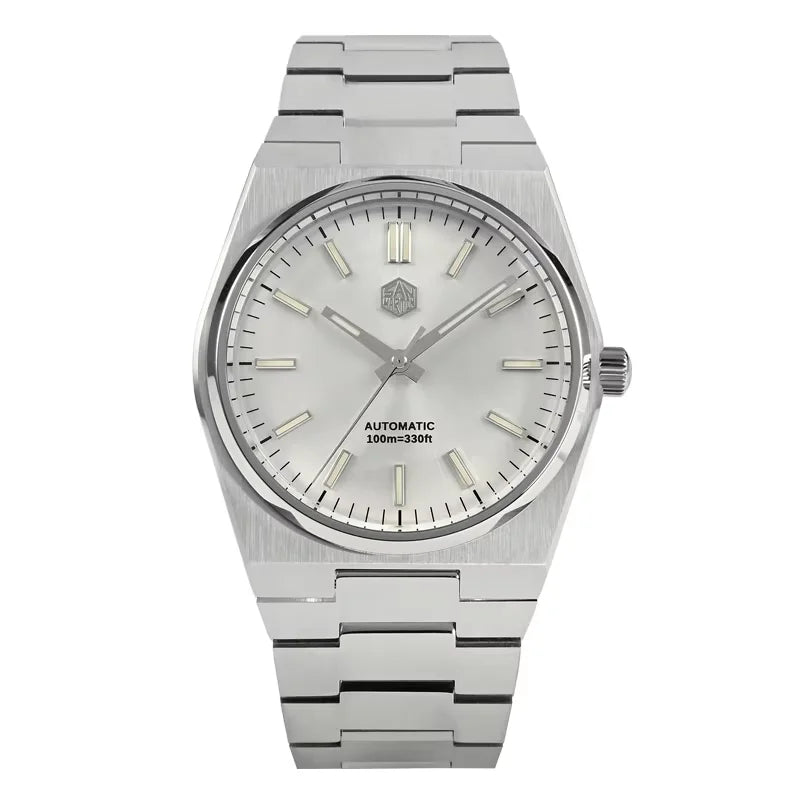 San Martin Classic Men Watch 40mm Miyota 9015 Luxury Dress Automatic Mechanical Wristwatch Quick Release Bracelet SN0023 Reloj