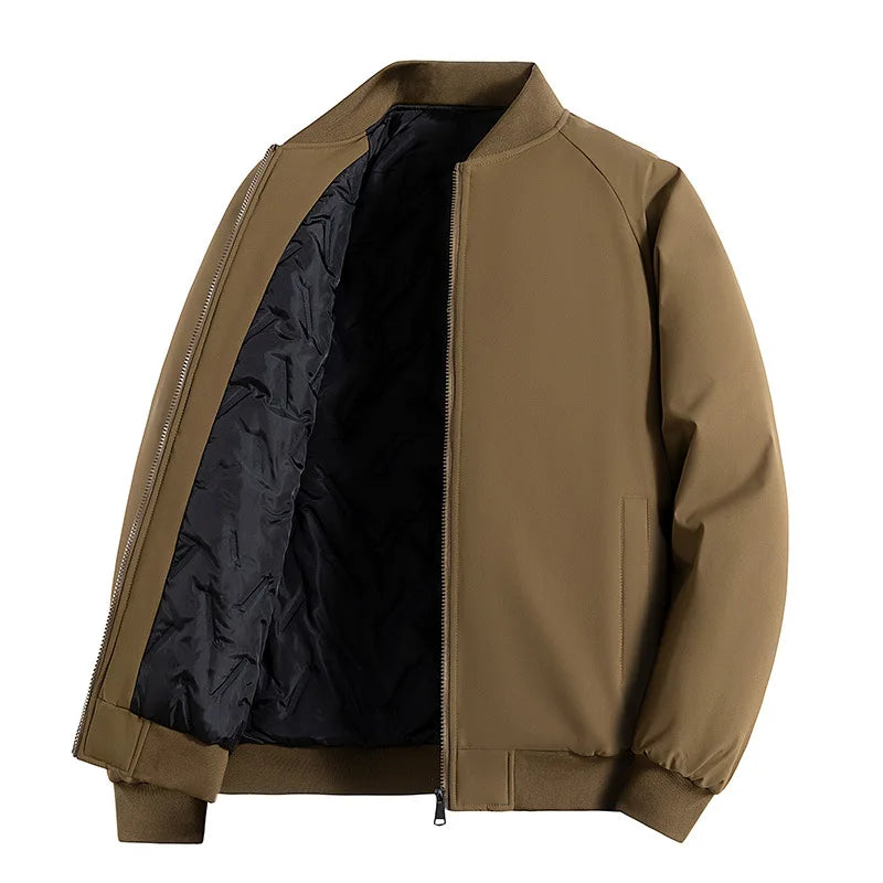 Men's New Autumn Winter Korean Style Trendy Short Thickened Down Coat Casual Parkas Solid Color Jacket Zipper Male Clothes