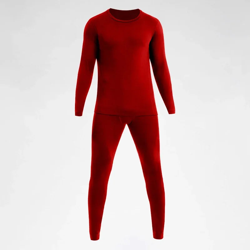 Thermal pants men's long Johns plus fleece thickened inside to wear tight bottom cold proof thin cotton pants wool pants spring