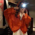 Casual Plaid Hoodies Women Jacket Elegant Long Sleeve - View 7 | SAMAG