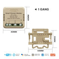 MOES Tuya Smart ZigBee WiFi Switch Module Dimmer Curtain Switch Smart Life App Remote Control Alexa Google Home Voice Control