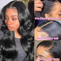 Pre Plucked Brazilian Body Wave Human Hair Wigs Hd Transparent 13x4 Lace Front Wig 180% Density Lace Frontal Wig with Baby Hair