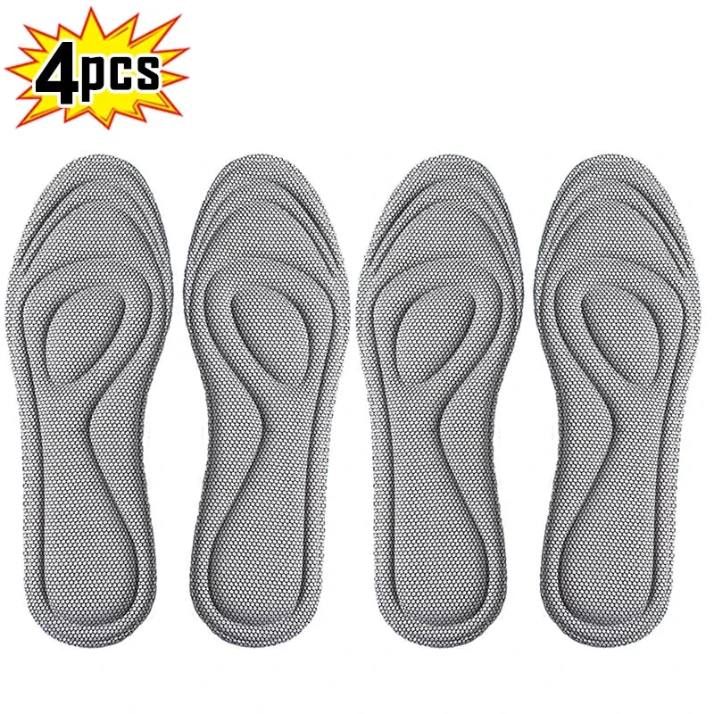 Memory Foam Orthopedic Insoles for Shoes Antibacterial Deodorization Sweat Absorption Insert Sport Shoes Running Pads