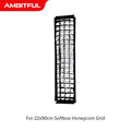 AMBITFUL 22x90cm 9"x 35" 30x120cm 12"x47" 35x160cm 14"x63" Rectangle Strip Softbox Honeycomb Grid (Does not include softbox)