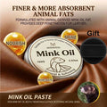 Mink Oil Leather Care Kit with Free Application Sponge - Softens, Protects & Extends Life of Your Favorite Leather Items