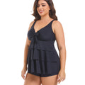 Women's Two Pieces Set Plus Size Tankini Swimsuits Ruffle | SAMAG