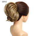 Jeedou Messy Bun Chignon Donut Hair Pad Elastic Hair Rope Rubber Band Synthetic Hairpiece Hair Accessories for Women