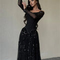 Contessa Custom Off Shoulder Corset Prom Dress Beading | SAMAG