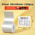 Niimbot B21/B1/B31/B203/B3S Matte Silver Thermal Label Sticker Paper Clothing Tag Commodity Price Food Self-Adhesive