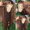Highlight Deep Wave Wigs Human Hair Wig 13x6 13x4 HD Lace Frontal Wig P427 Honey Blonde 13x4 Lace Front Human Hair Wig For Women