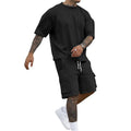 New Summer Style Fashion T-shirt and Utility Shorts Solid | SAMAG