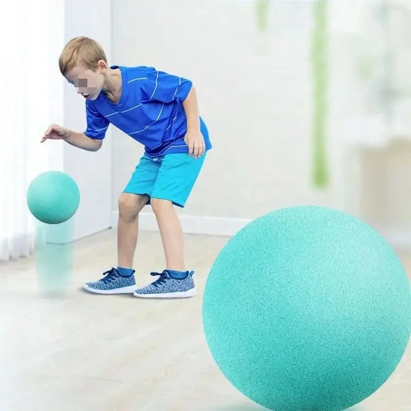 Indoor Silent Foam Basketball for Kids - High Bounce - View 4 | SAMAG