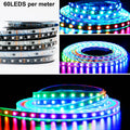 SK6812 RGBW Led Strip Light 4 in 1 Similar WS2812B 1m 5m 30 60 144 LEDs Individual Addressable RGBWW Led Lights IP30 65 67 5V12V