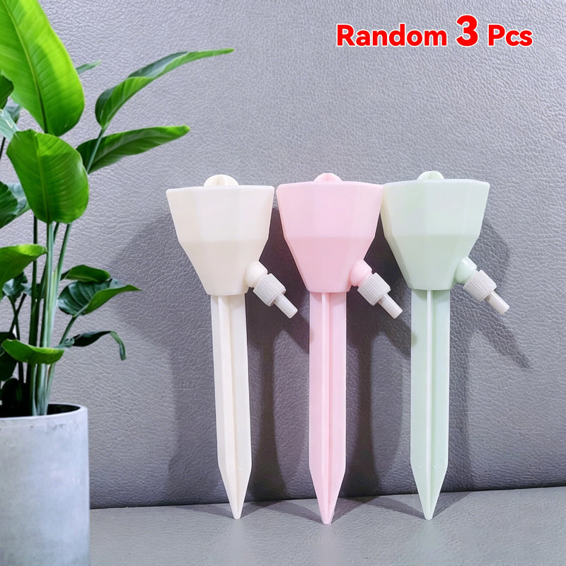 5/10Pcs Automatic Drip Irrigation System for Plants, Adjustable Self Watering Spikes, EU/US Bottle Cap Watering Kit