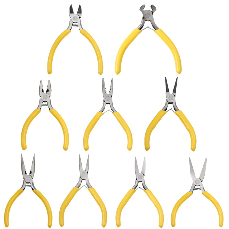 Multifunctional Hand Tools Jewelry Pliers with round Nose End - Cutting Wire Tool for DIY Handmade Jewelry Making Accessories