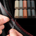 Leather Car Steering Wheel Cover Car Braid On The Steering Wheel 38 CM DIY Universal Auto Steering Wheel Cover Leather Case