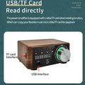 HiFi Mini Amplifier Class D 50Wx2 CS8673E Digital Amplifier With Digital Display Bluetooth-compatible 5.0 AUX TF Home Theater