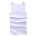 2024 New Men's Pure Cotton Tight Vest Casual Sports Tank Tops Middle-aged Sleeveless Basic Tops Quick Drying Bodybuilding Vest