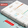 A4 4 Hole Ring Binder for School Home Office Document Exam Paper Organization Multi Functional Stationery Storage Ring Binder