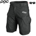 MOTO POC MTB Shorts Men's Mountain Bicycle Short Offroad DH Motorcycle Bike 2025 Outdoor Sports Quick Dry Downhill Short Pants