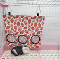 Hay Bag Hanging Pouch Feeder Holder Feeding Dispenser Container for Rabbit Guinea Pig Small Animals Pet Bunny Cage Accessories