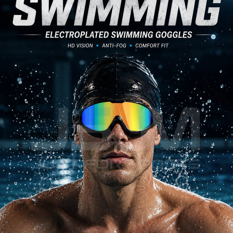 JSJM New Upgraded Adult Swimming Goggles Anti-Fog Wide | SAMAG