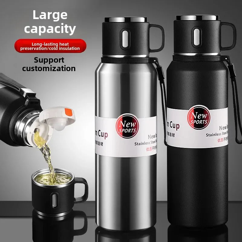 Thermo Bottle Thermal Mug Stainless Steel Water Cup Large - Visuel 3 | SAMAG