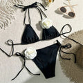 Sexy Rose Flower Bikini Beachwear Swimwear Thong Women | SAMAG